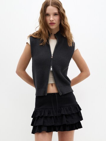 Pull&Bear Rok in Zwart: voorkant