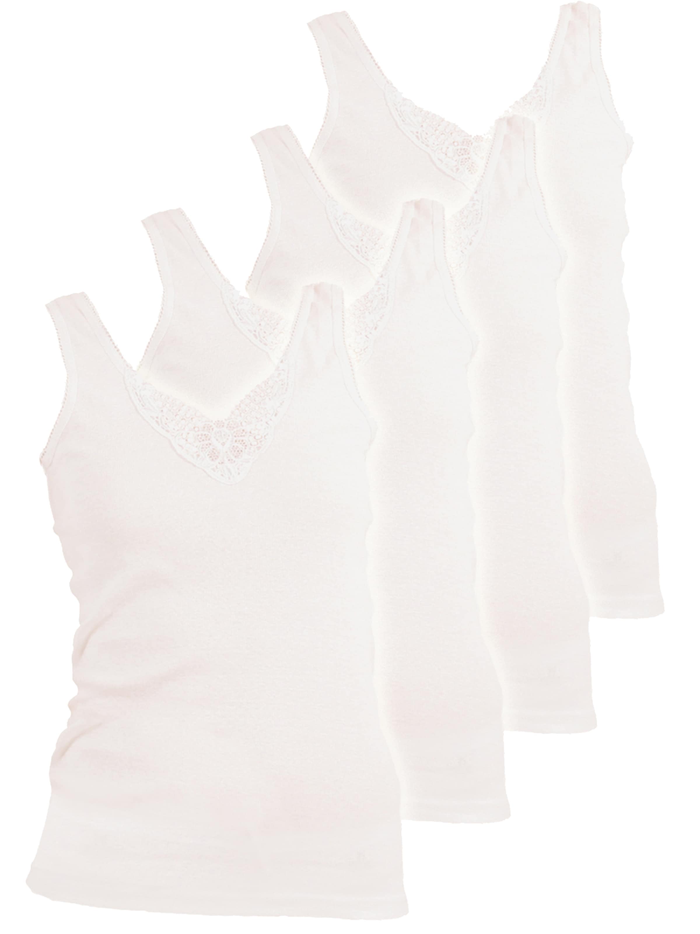 Yenita Onderhemd in Wit: voorkant