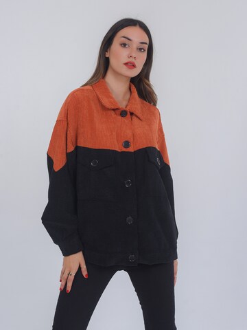 FRESHLIONS Between-Season Jacket ' Ida ' in Orange: front