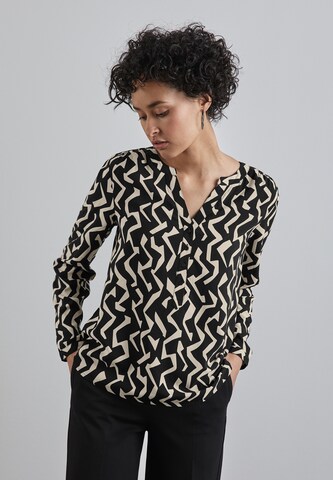 STREET ONE Blouse in Black: front