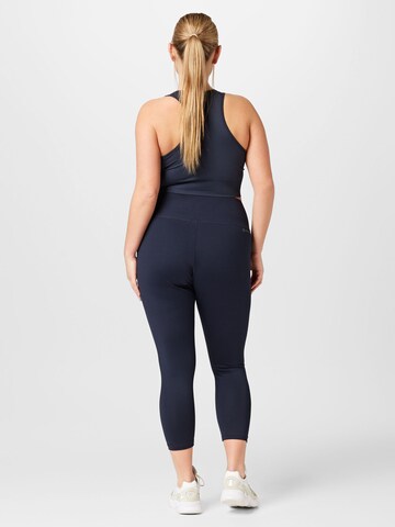 ADIDAS PERFORMANCE Skinny Sporthose 'Essentials High-Waisted ' in Blau