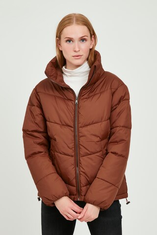 b.young Winter jacket in Brown: front