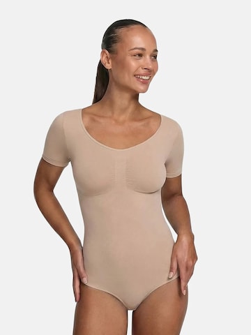 cfab Shaping bodysuit 'T-Shirt Bodysuit Sculpting Shapewear mit Slip' in Beige