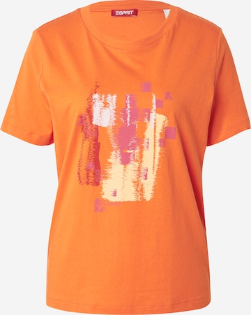 ESPRIT Shirt in Oranje: voorkant