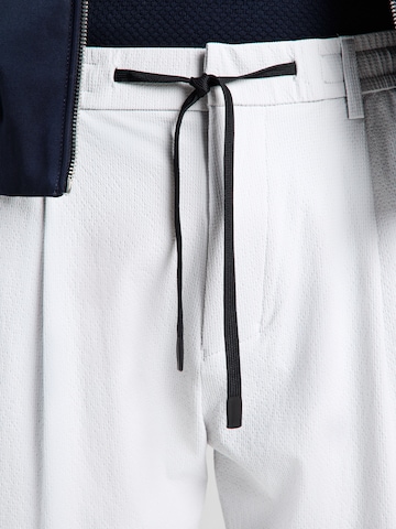 BOSS Tapered Pleat-front trousers 'T_Convert' in Grey