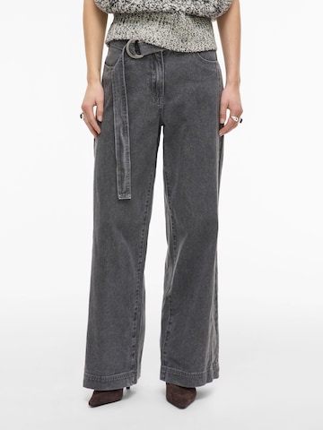 Wide leg Jeans di ROUGE EDIT in grigio: frontale