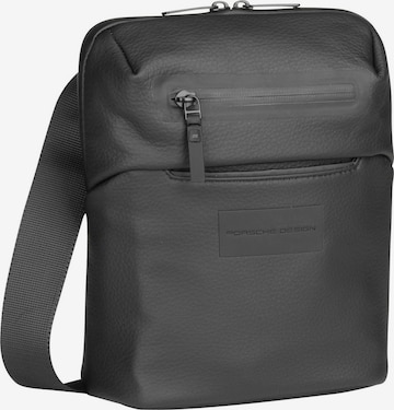 Borsa a tracolla di Porsche Design in nero: frontale