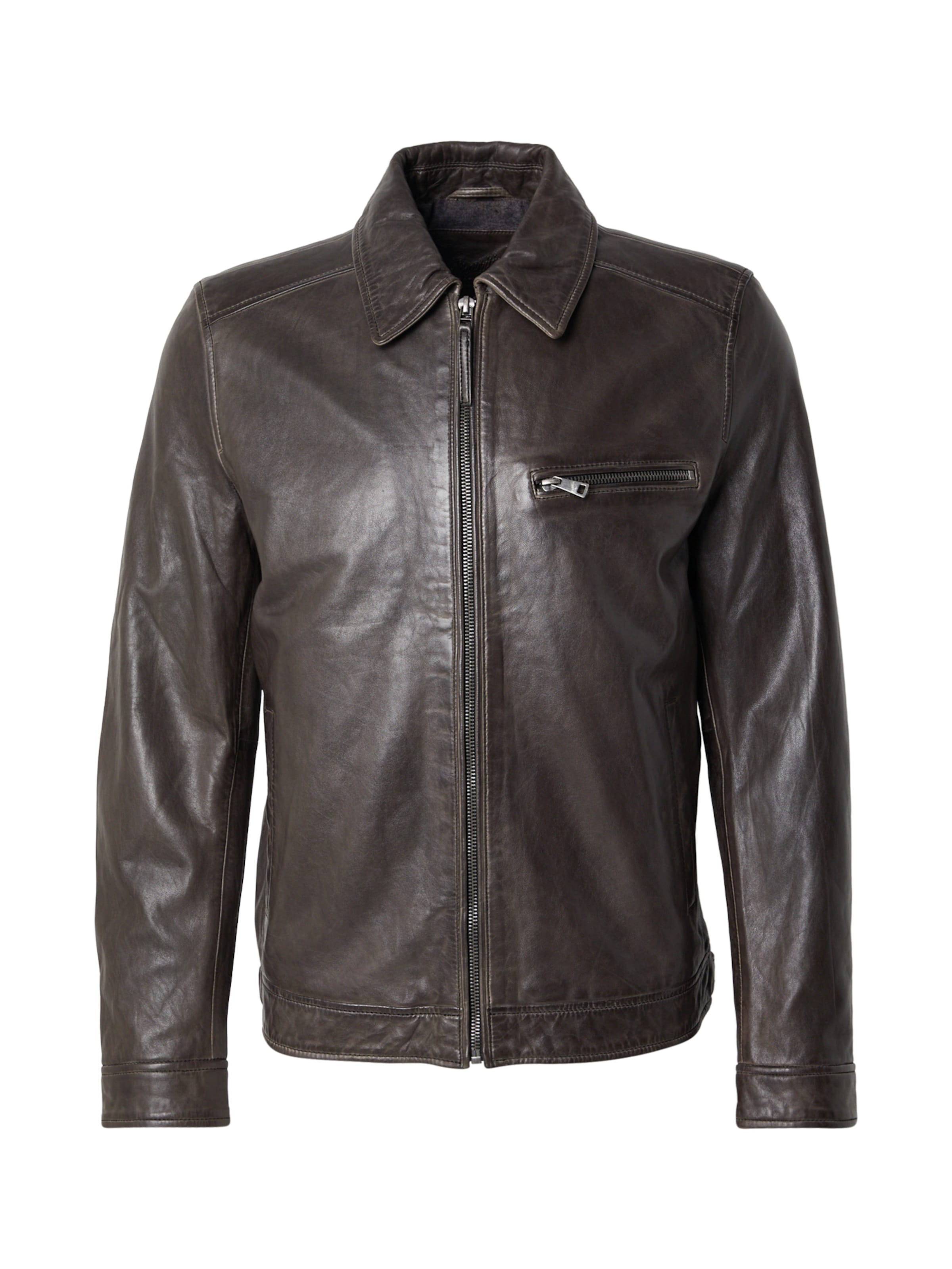 pelēks Mauritius Starpsezonu jaka 'Berink': no priekšpuses