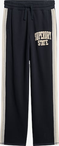 Pantalon de sport 'Vintage Athletic' Superdry en bleu : devant