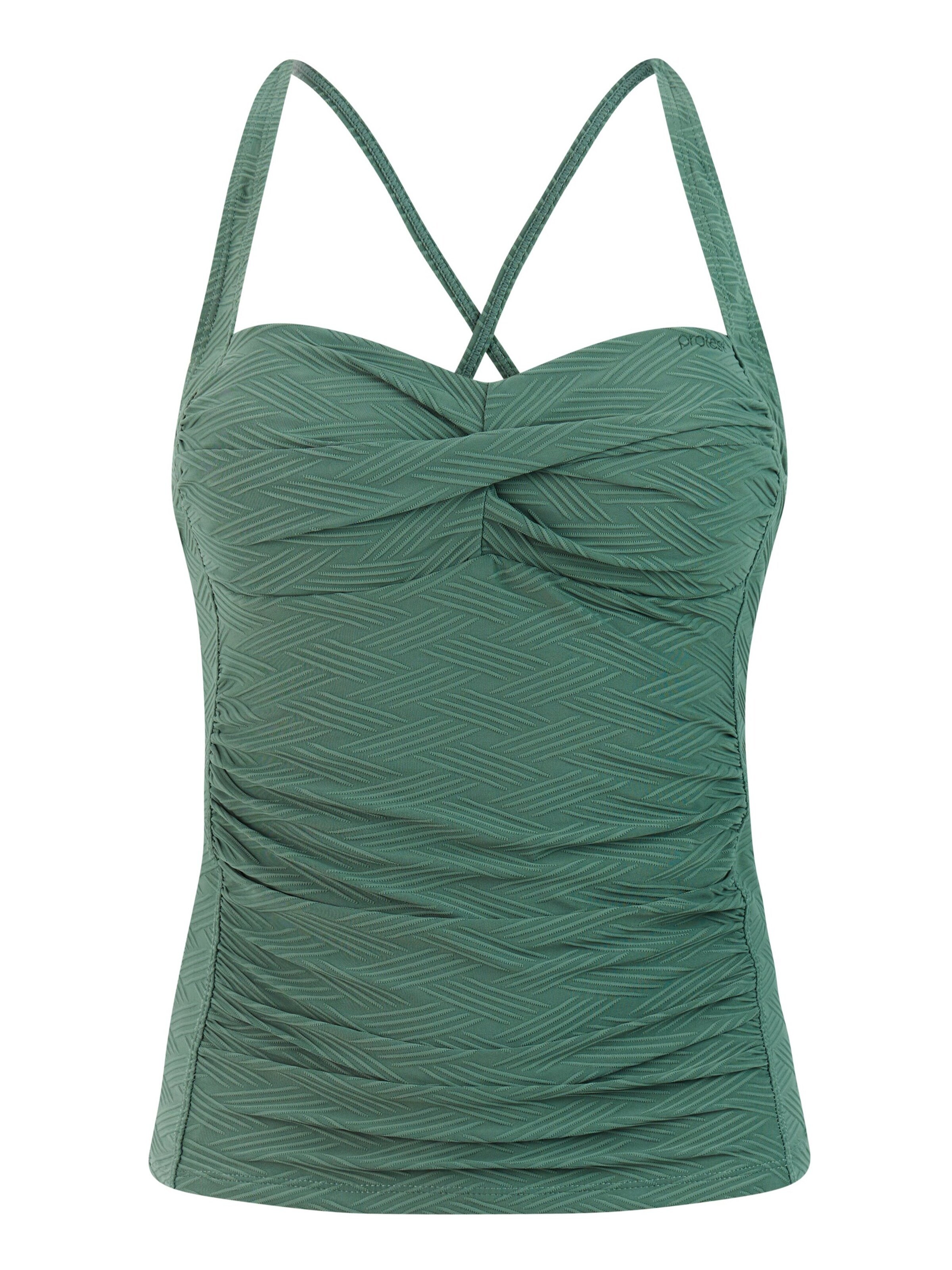 PROTEST Tankinitop &#x27;MIXLuscia&#x27; in Grün: Vorderseite