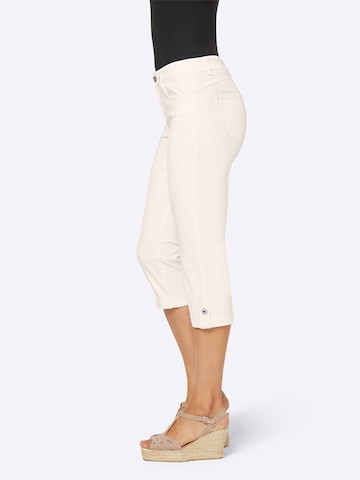Regular Jeans 'Capri' de la heine pe alb