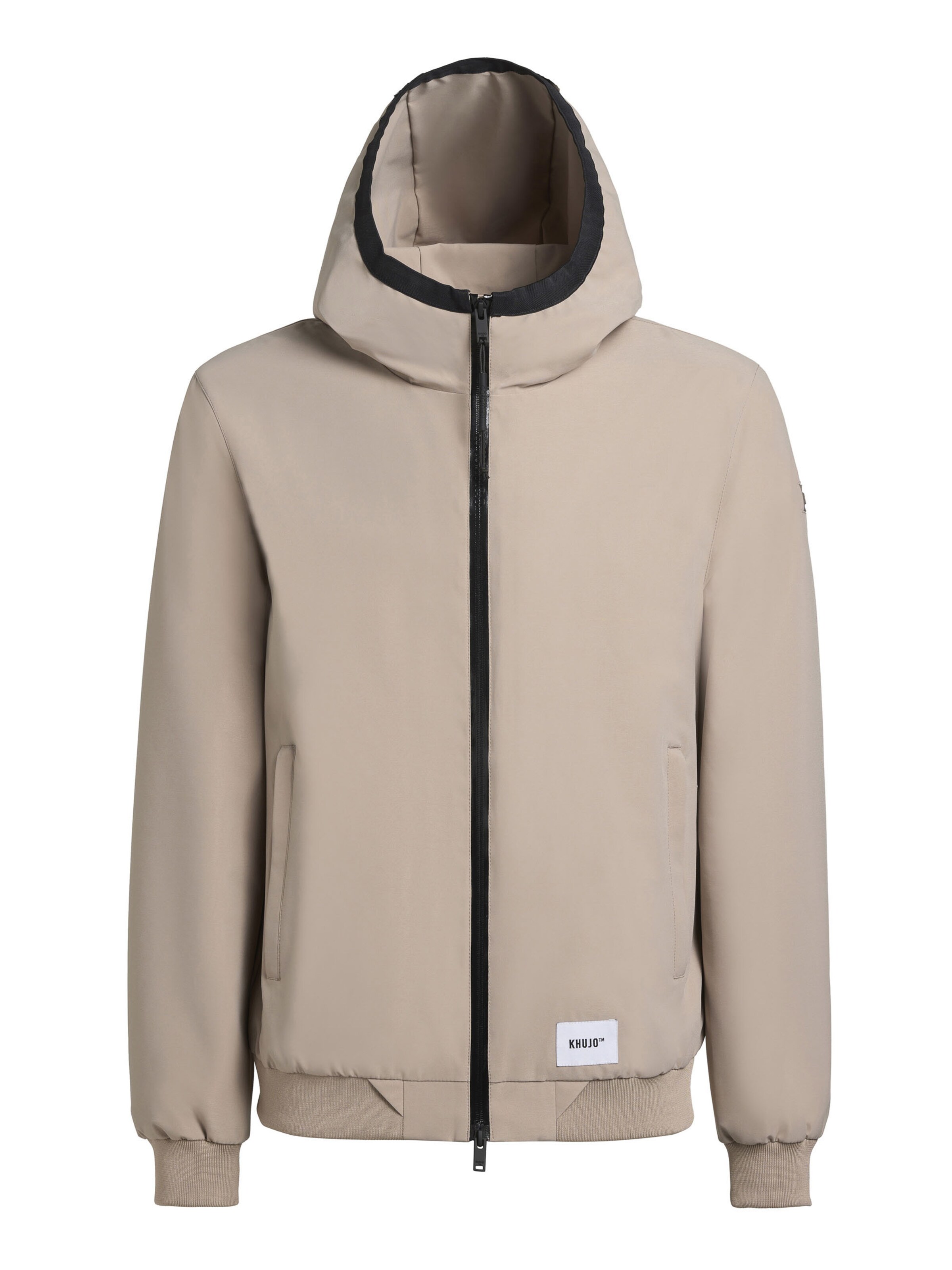 khujo Jacke 'Larm' in Beige: Vorderseite