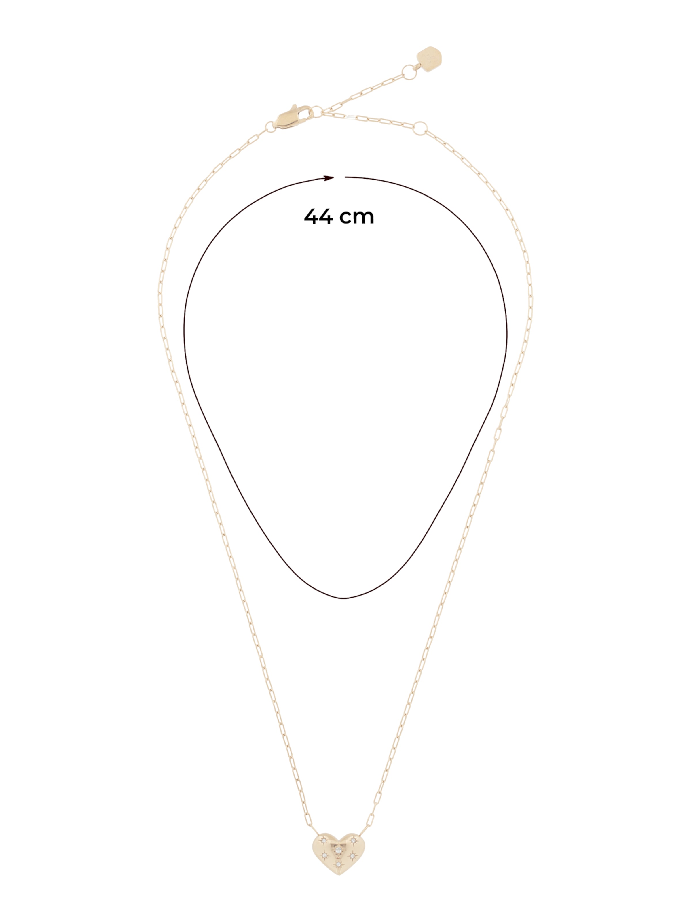 Chaîne 'Saide' FOSSIL en or