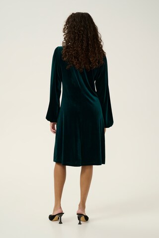 Cream Dress 'Pativa' in Blue