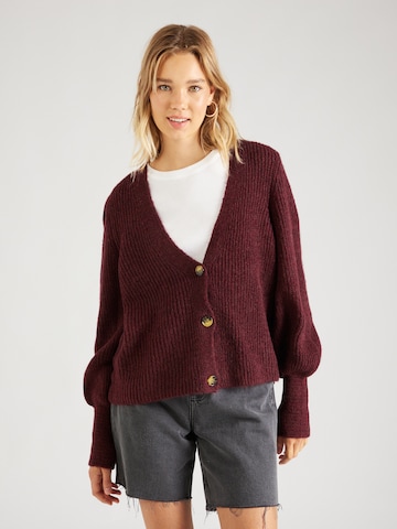 ONLY Knit Cardigan 'Clare' in Red: front