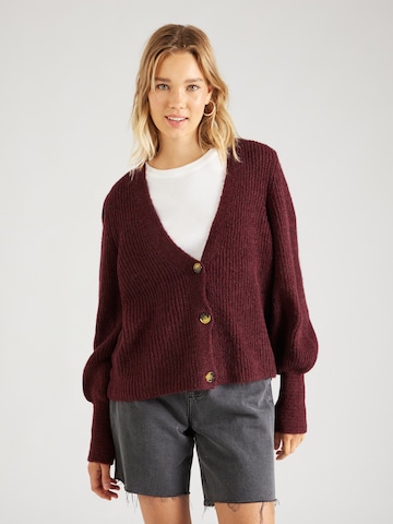 Cardigan 'Clare' ONLY en rouge : devant