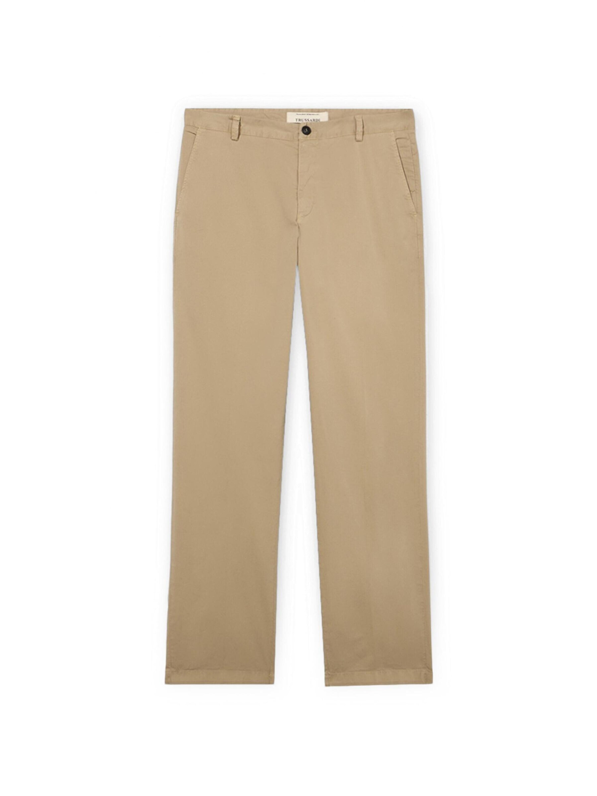 regular Pantaloni di Trussardi in beige: frontale