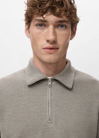 MANGO MAN Pullover 'Tenp' in Grau