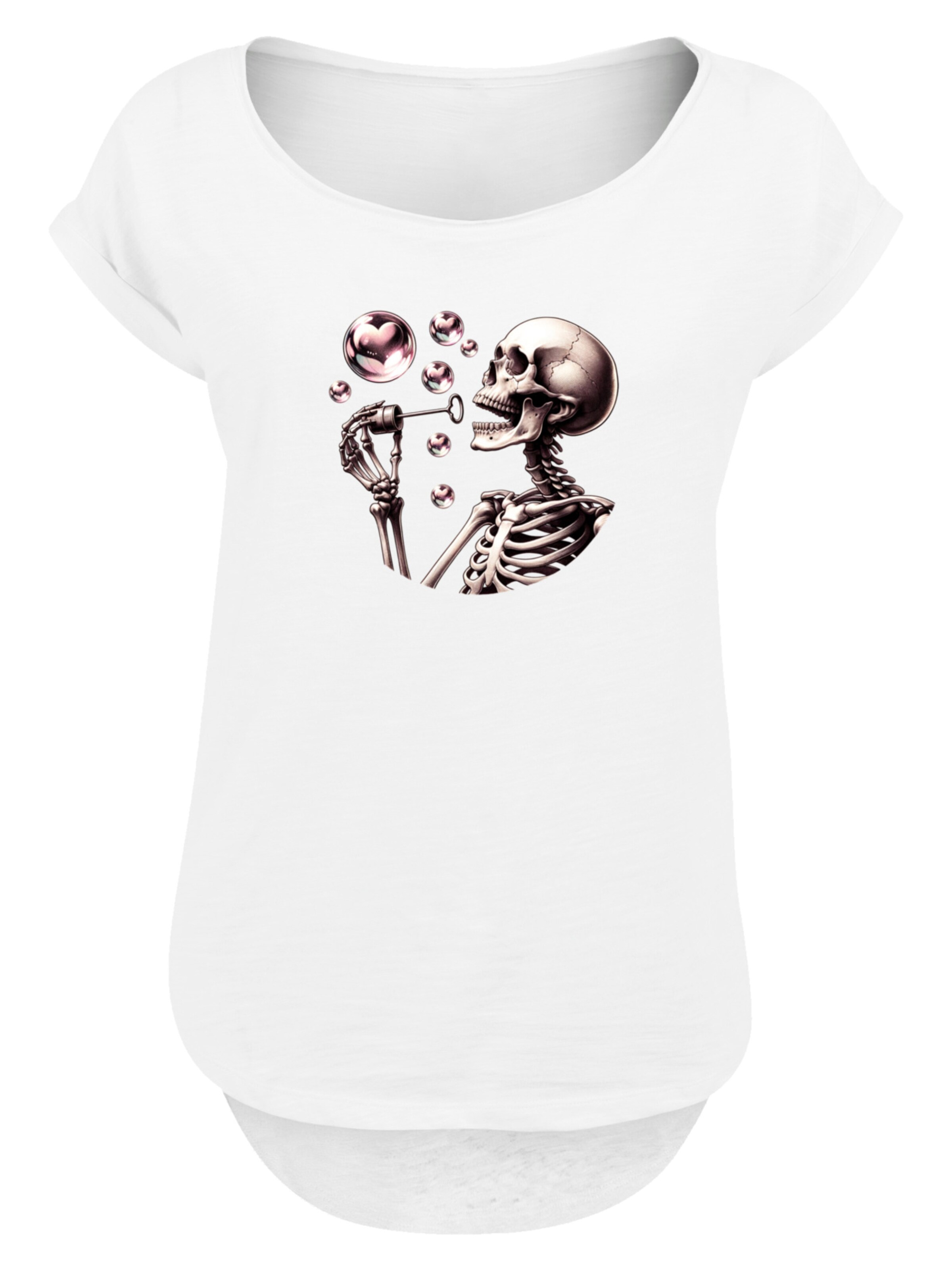 T-shirt F4NT4STIC en blanc : devant