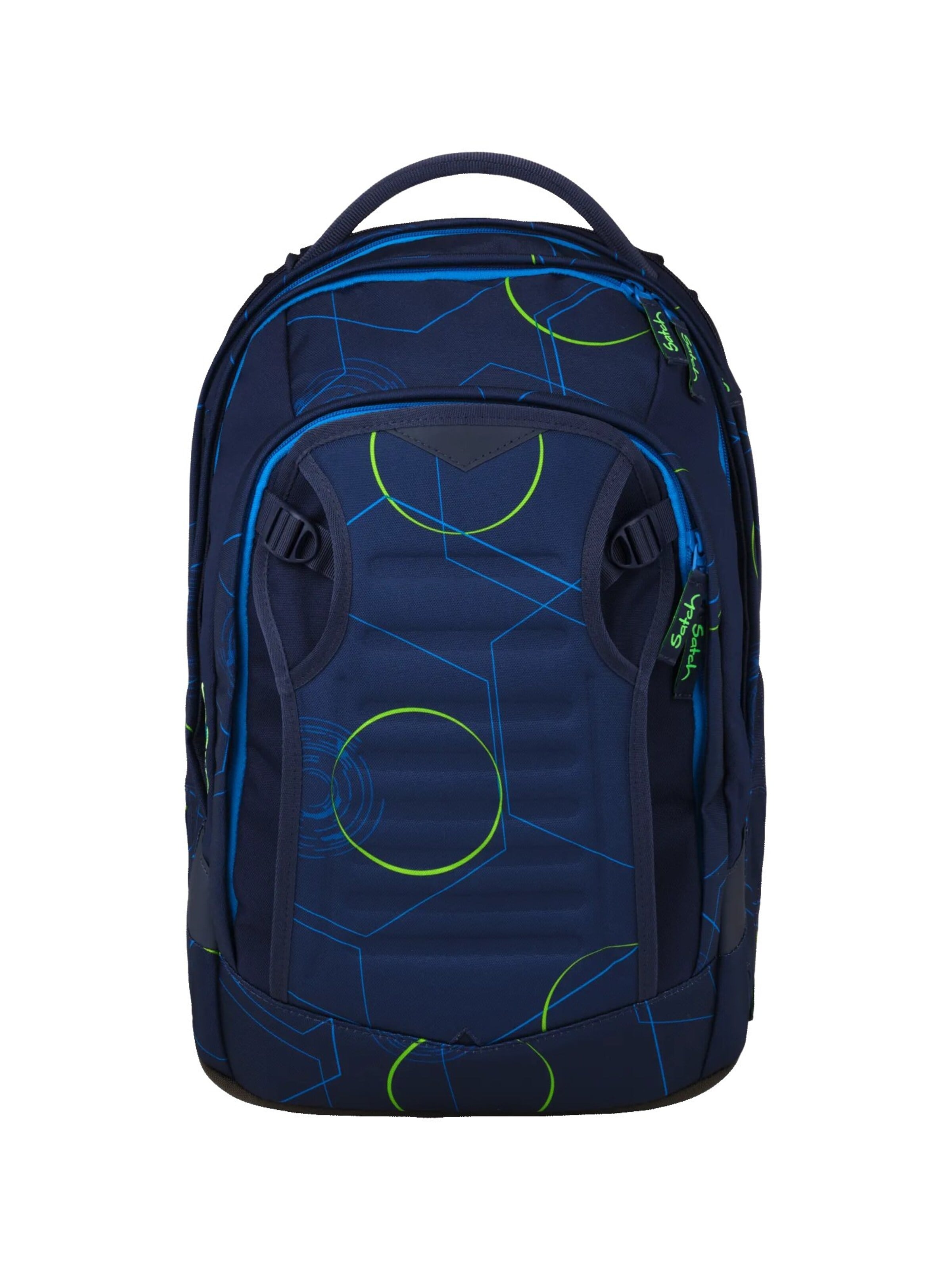 Satch Backpack 'Schulrucksack match plus' in Blue: front