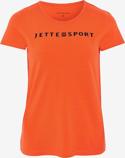 Jette Sport T-Shirt in dunkelorange / schwarz, Produktansicht
