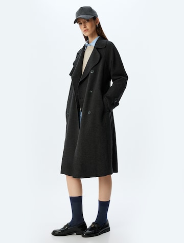 Koton Between-Seasons Coat in Grey