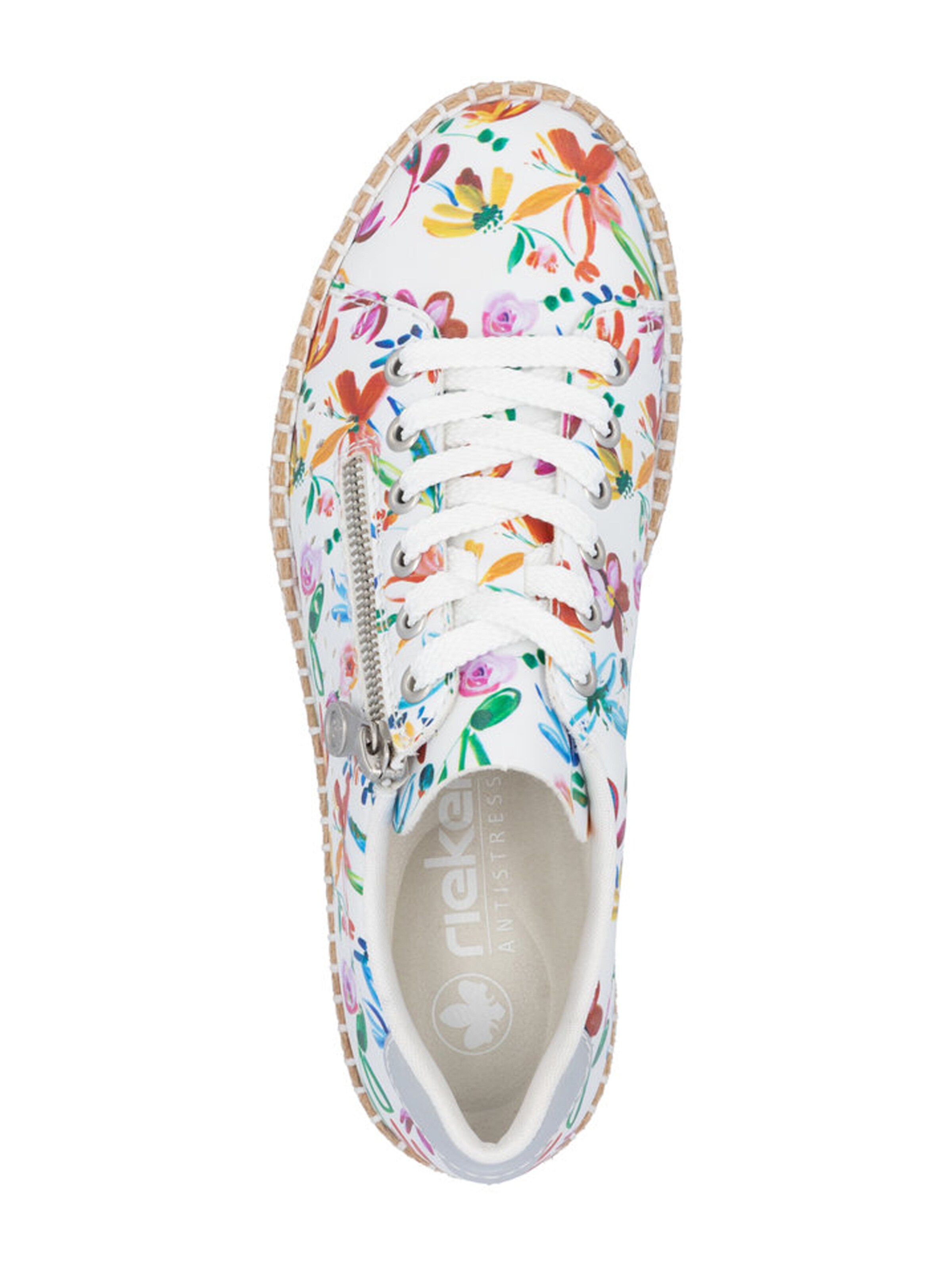 Rieker Ниски маратонки в бяло