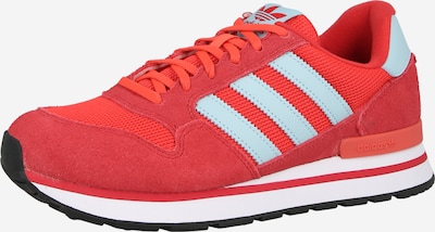 Sportbačiai be auliuko 'ZX 500' iš ADIDAS ORIGINALS, spalva – šviesiai mėlyna / raudona / kraujo spalva, Prekių apžvalga