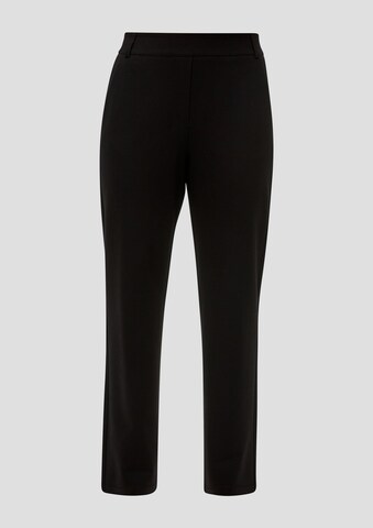 s.Oliver BLACK LABEL Regular Pants in Black: front