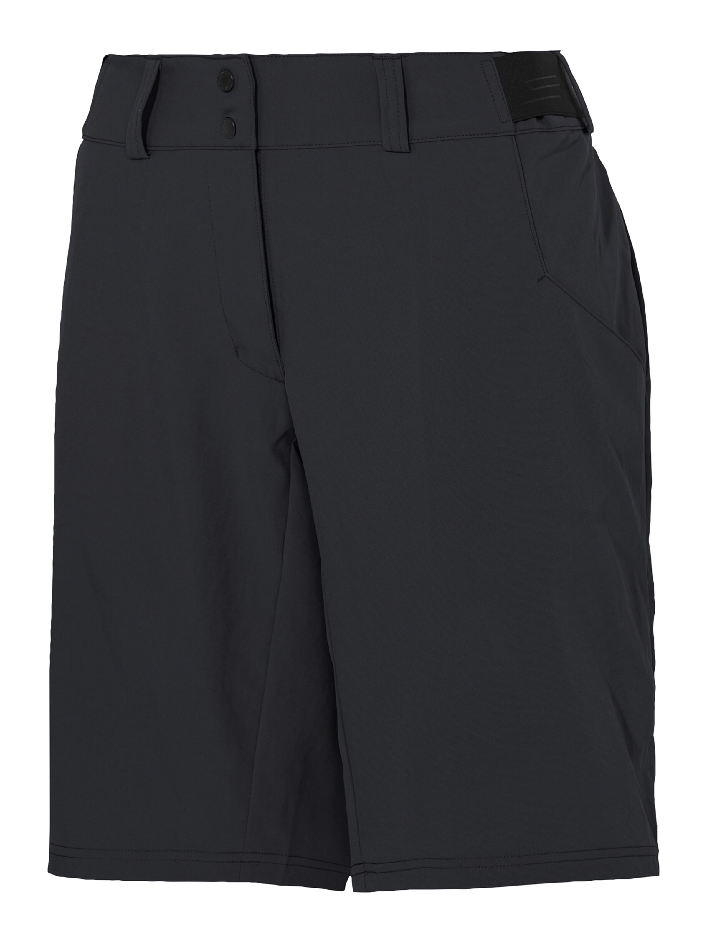VAUDE Regular Outdoorshorts 'Loamer' in Schwarz: Vorderseite