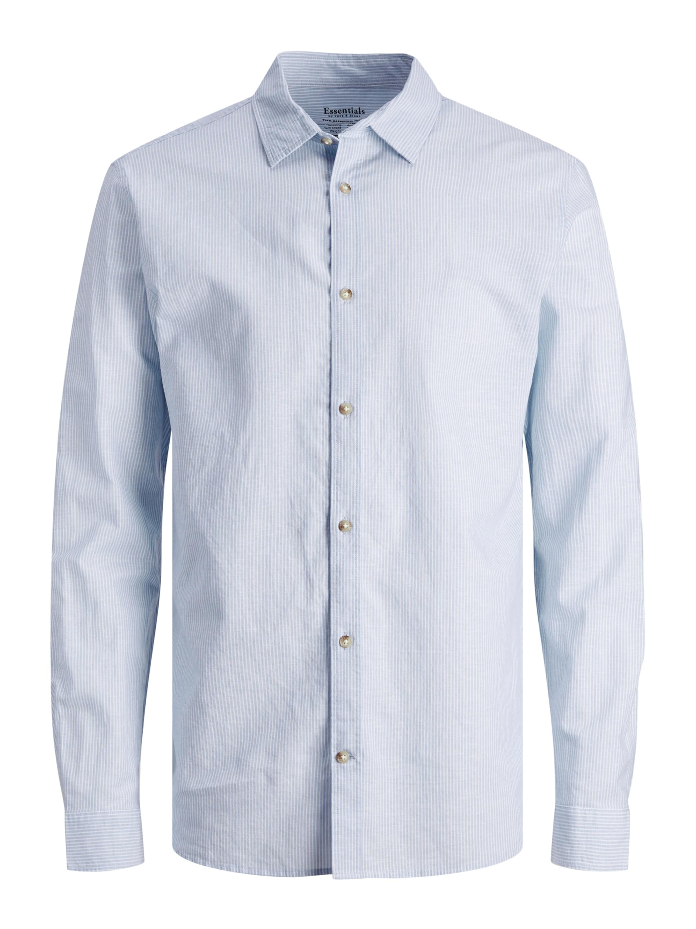 JACK & JONES Chemise 'JWHSUMMER' en bleu / blanc, Vue avec produit