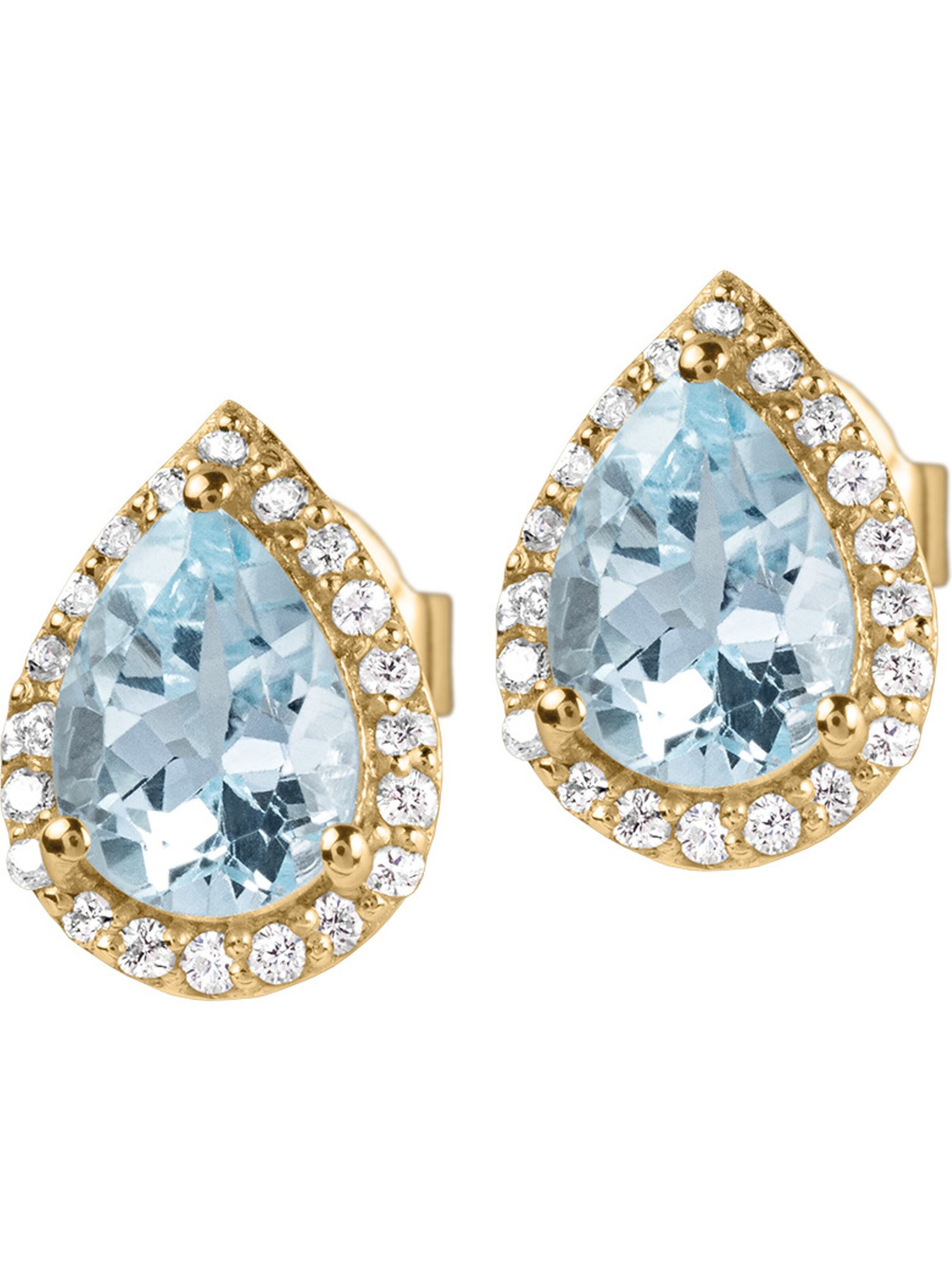 Jacques Lemans Ohrringe in Gold: Vorderseite