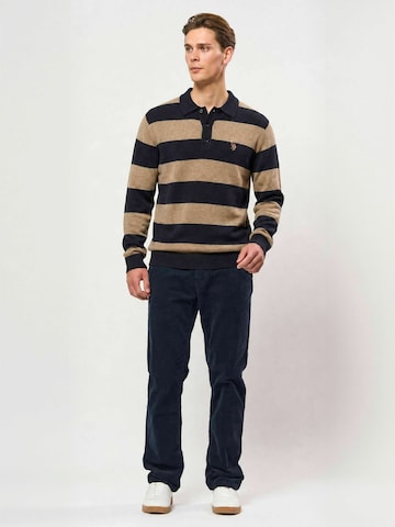 U.S. POLO ASSN. Regular fit Overhemd ' UMEthan ' in Blauw: voorkant