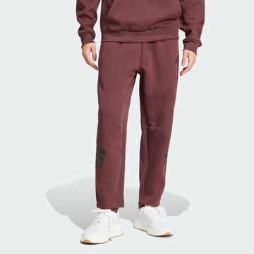 ADIDAS SPORTSWEAR Regular Sports trousers 'Future Icons' in Red: front