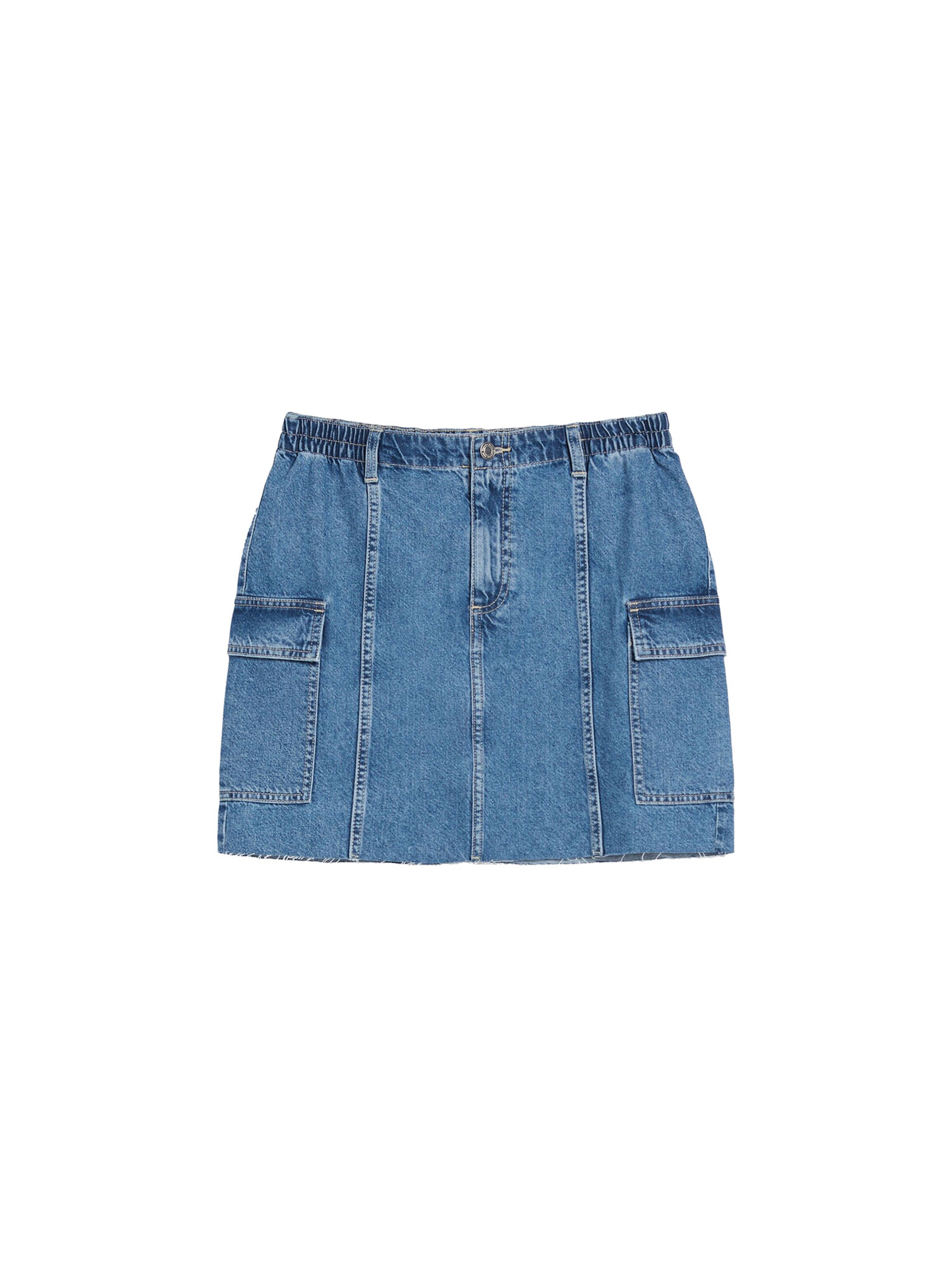 Bershka Skirt in Blue denim, Item view