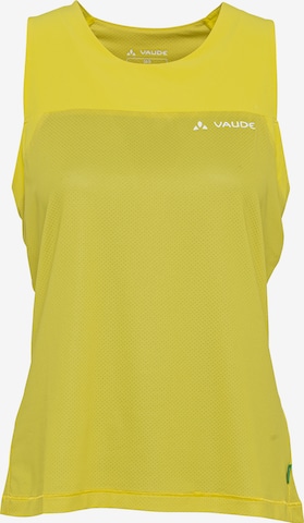 VAUDE Functioneel shirt 'Scopi' in Geel: voorkant