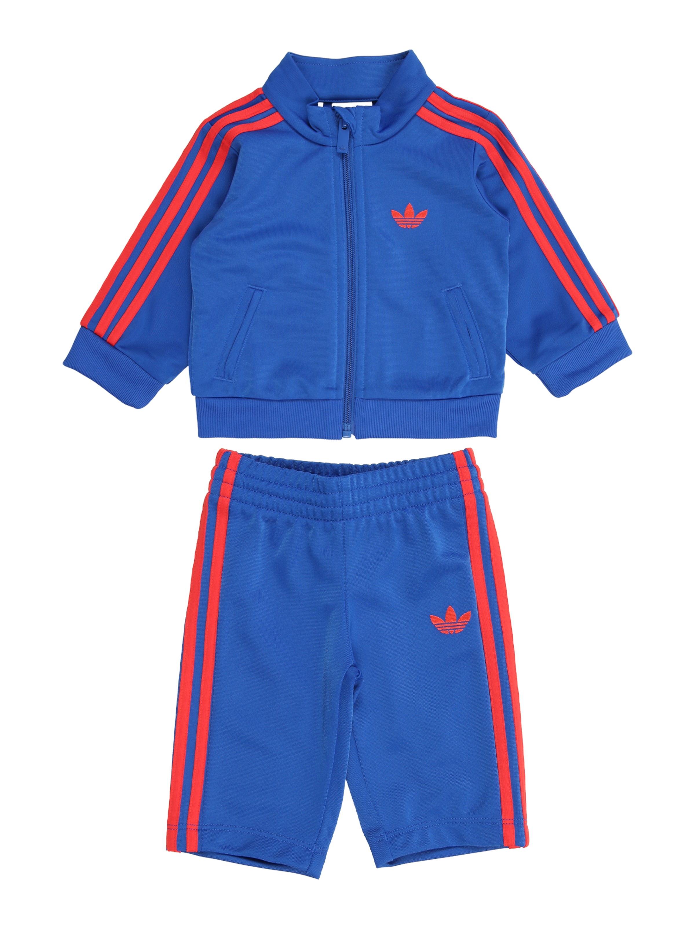 ADIDAS ORIGINALS Joggingpak 'FIREBIRD' in Blauw: voorkant