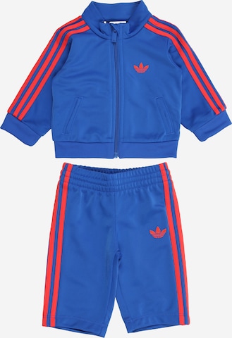 ADIDAS ORIGINALS Joggingpak 'FIREBIRD' in Blauw: voorkant
