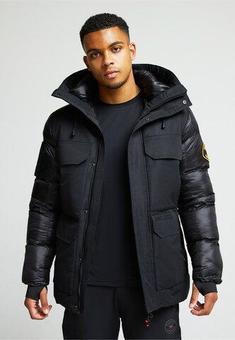 Zavetti Canada - Parca de invierno en negro: frente