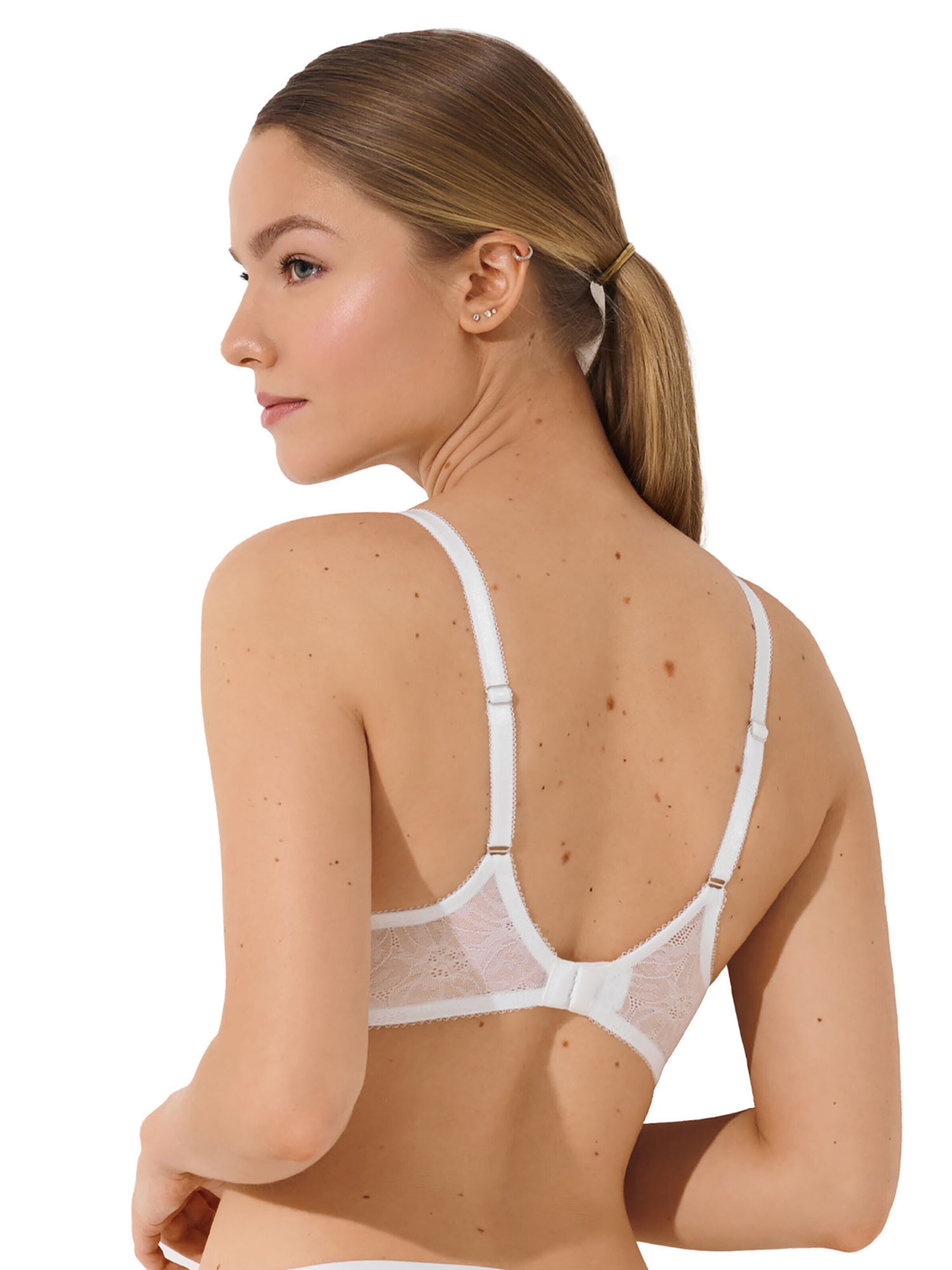 Lisca Classic Bra 'Evelyn' in White