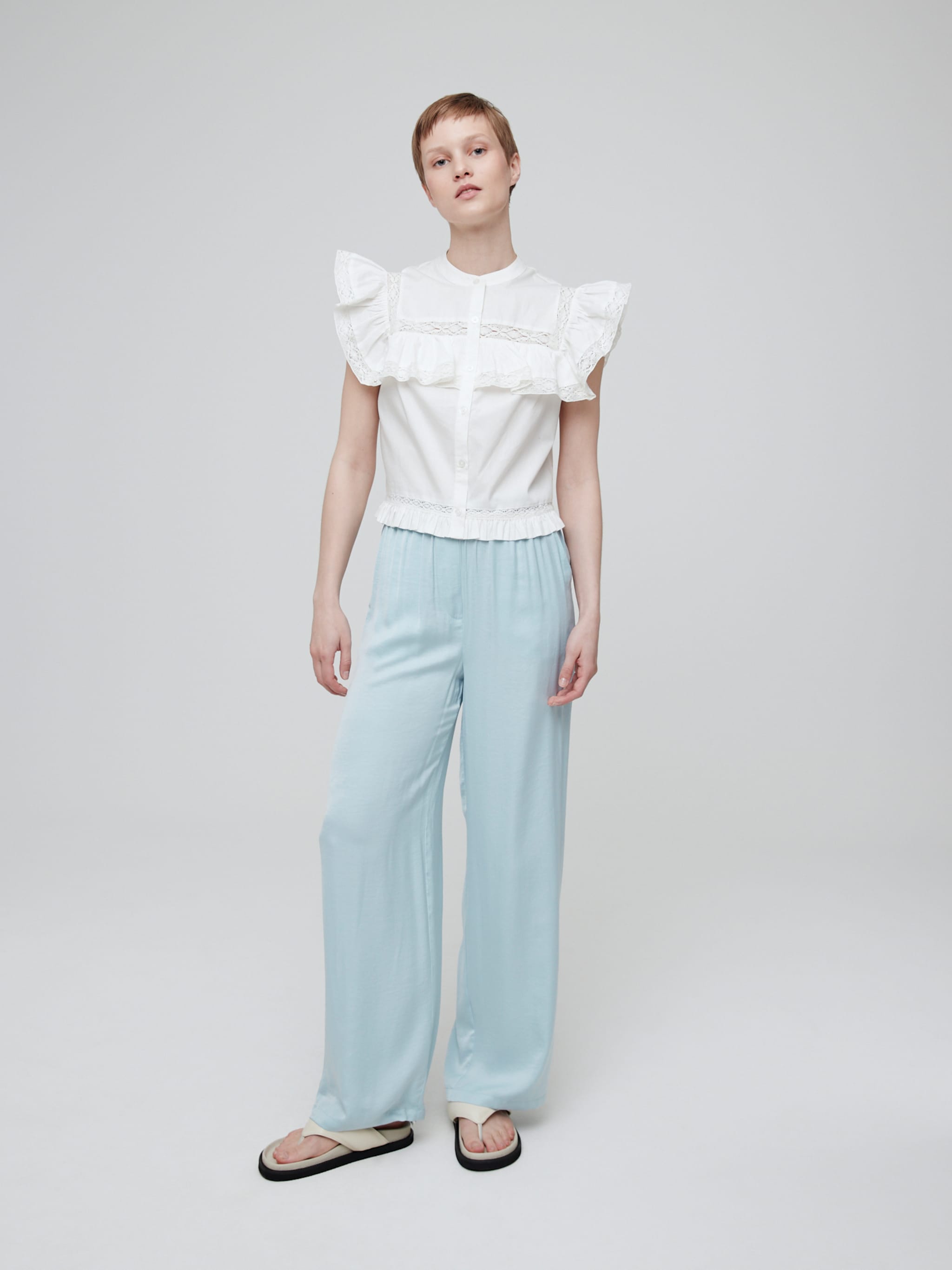 EDITED Producten Blouse 'Jesse' Beige