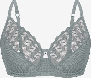 sassa T-shirt Bra 'BEAUTIFUL CLASSIC' in Green: front