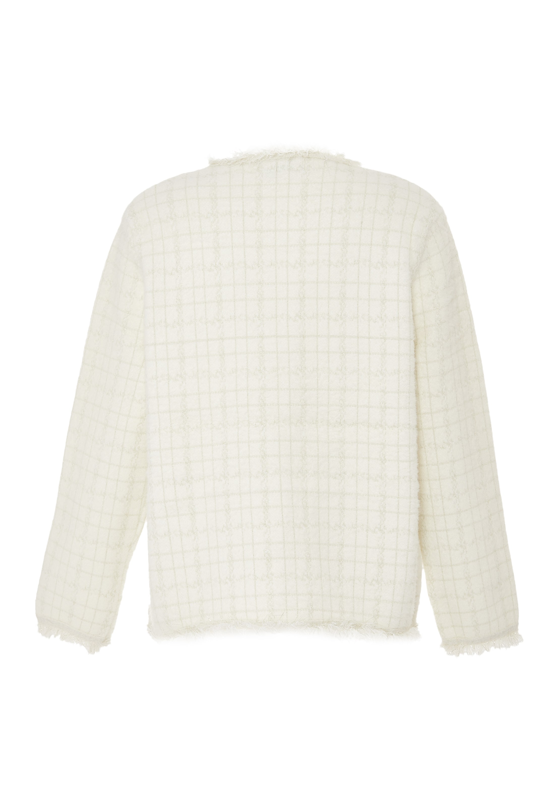 ZITHA Knit cardigan in White