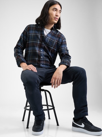 regular Pantaloni chino 'Malik' di Bruun & Stengade in blu