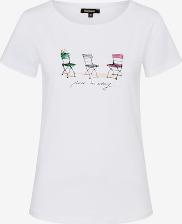 T-shirt MORE & MORE en blanc : devant