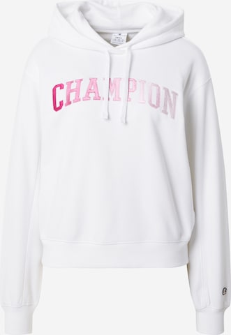 Champion Authentic Athletic Apparel Sweatshirt in White: front