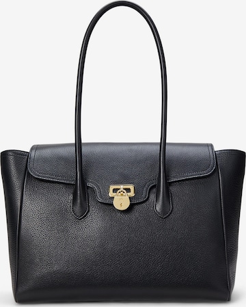 Shopper di Lauren Ralph Lauren in nero: frontale