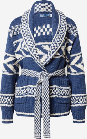 Cardigan Polo Ralph Lauren en bleu : devant