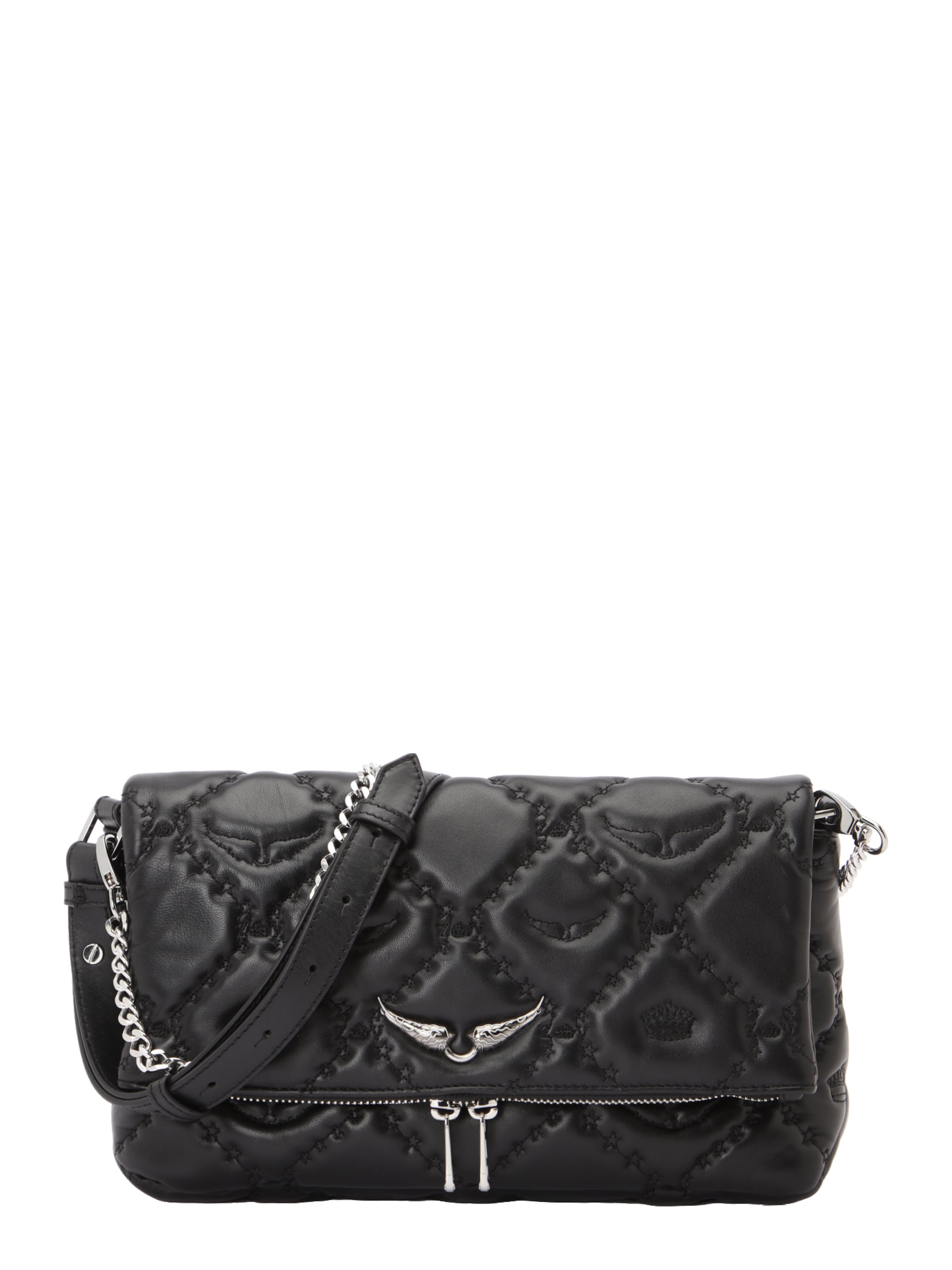 Zadig & Voltaire Чанта с презрамки 'ROCKY II' в черно: отпред