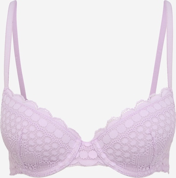 Reggiseno 'CHERIE CHERIE' di ETAM in lilla: frontale